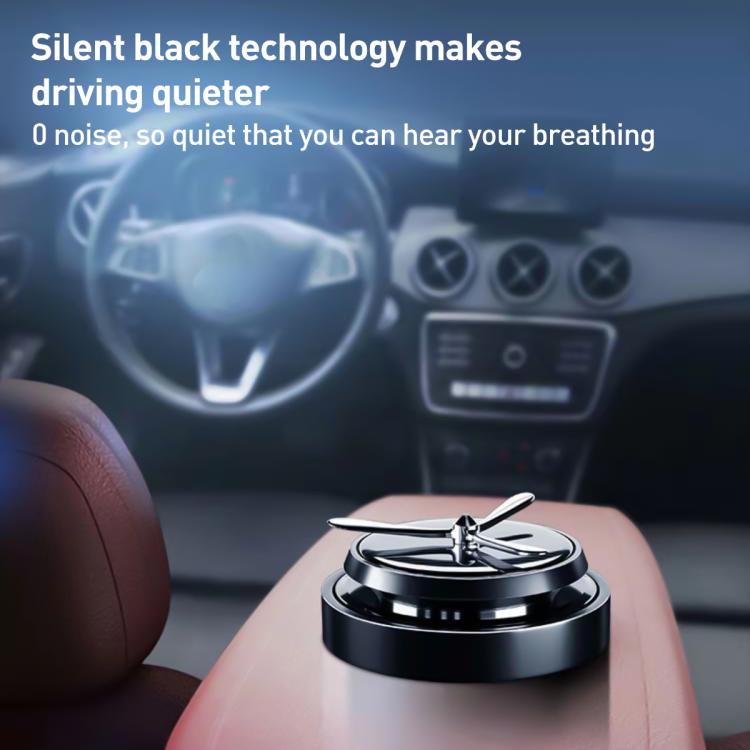 Car Solar Rotating Aromatherapy Base(Black) - Air Freshener by buy2fix | Online Shopping UK | buy2fix