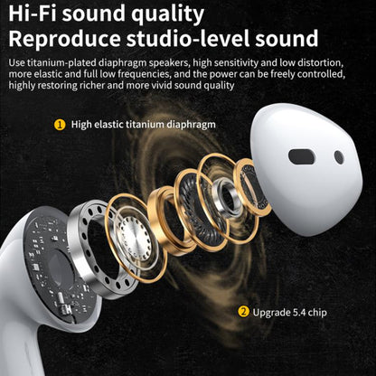 WK WS-23 Liton Series TWS Wireless Earbuds Youth Gen4(White) - TWS Earphone by WK | Online Shopping UK | buy2fix