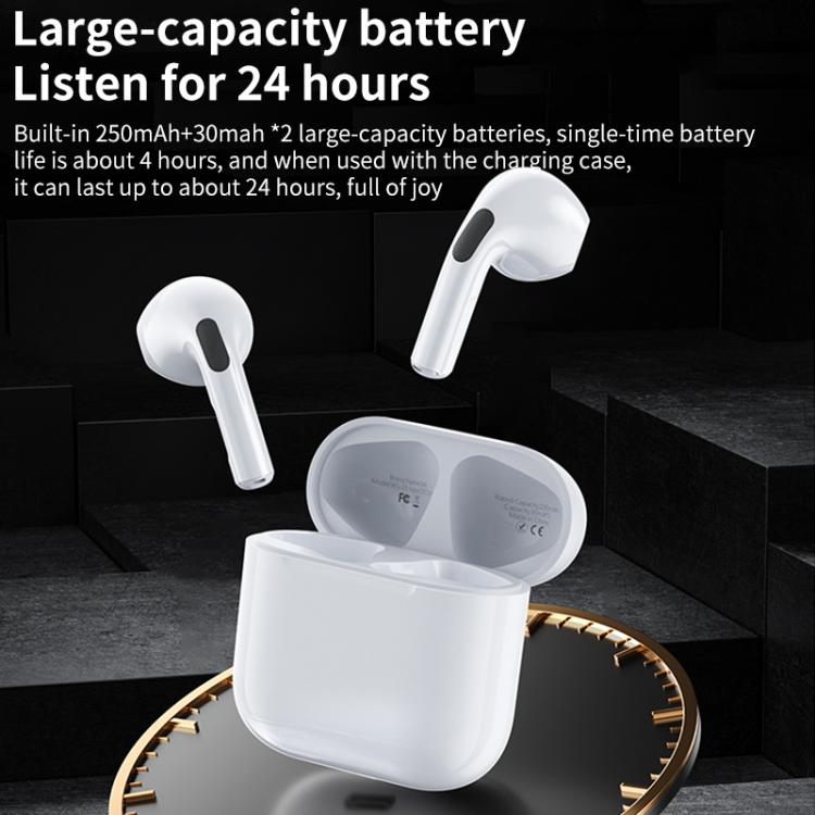 WK WS-23 Liton Series TWS Wireless Earbuds Youth Gen4(White) - TWS Earphone by WK | Online Shopping UK | buy2fix