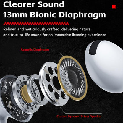 WK WS-27 Liton Series Wireless Earbuds with Smart Color Screen(White) - TWS Earphone by WK | Online Shopping UK | buy2fix