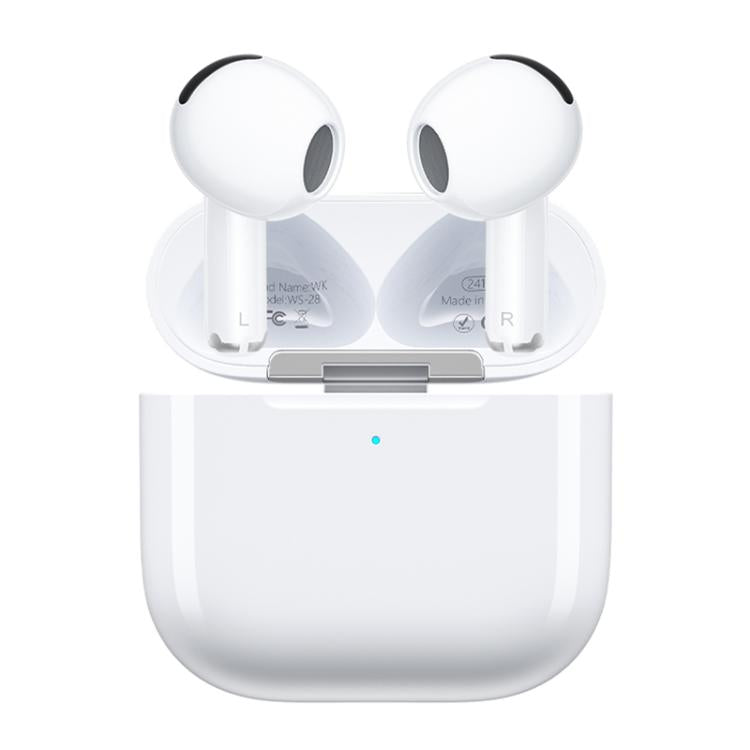 WK WS-28 Liton Series TWS Wireless Earbuds Gen6(White) - TWS Earphone by WK | Online Shopping UK | buy2fix