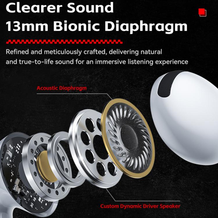 WK WS-28 Liton Series TWS Wireless Earbuds Gen6(White) - TWS Earphone by WK | Online Shopping UK | buy2fix