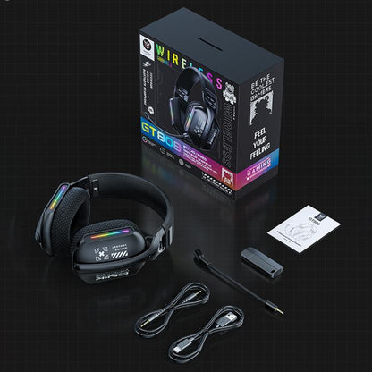 ONIKUMA GT808 Tri-mode Bluetooth 2.4G Wired E-sports Game Headset(Black) - Multimedia Headset by ONIKUMA | Online Shopping UK | buy2fix