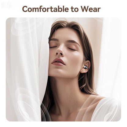 USAMS Echo R02 Clip-On Wireless Bluetooth Earphones(Tarnish) - Bluetooth Earphone by USAMS | Online Shopping UK | buy2fix