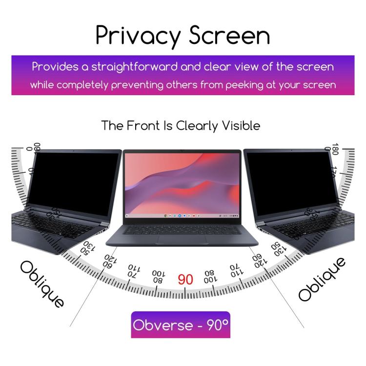 For ASUS Chromebook CX1405CKA 14 25pcs 9H Anti-peeping Explosion-proof Tempered Glass Film - Screen Protection Film by buy2fix | Online Shopping UK | buy2fix