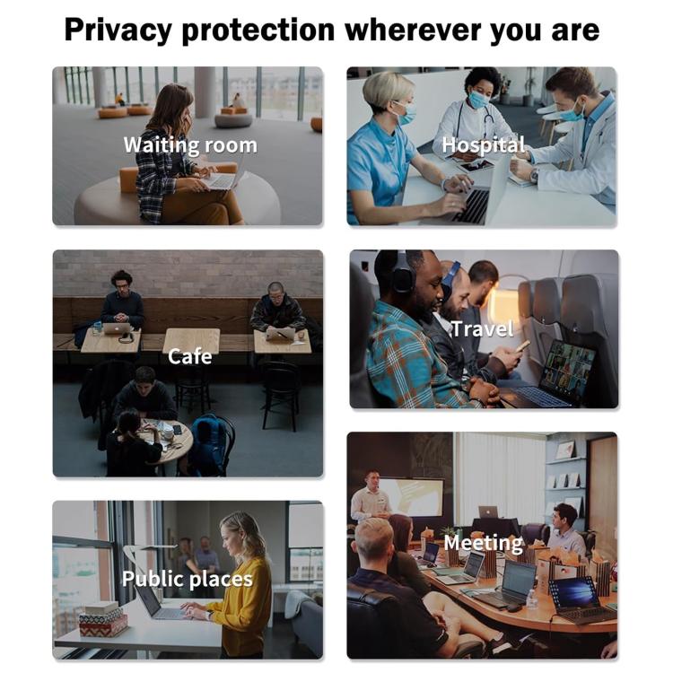 For Fujitsu FMV Lite WA1 15.6 9H Anti-peeping Explosion-proof Tempered Glass Film - Screen Protection Film by buy2fix | Online Shopping UK | buy2fix