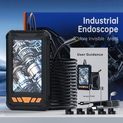 P380 8mm Lens Industrial Pipeline Endoscope with 4.3 inch HD Screen, Spec:5m Tube -  by buy2fix | Online Shopping UK | buy2fix