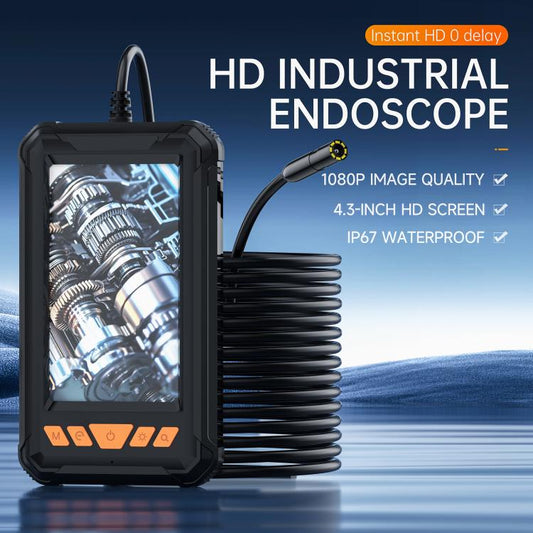 P380 8mm Lens Industrial Pipeline Endoscope with 4.3 inch HD Screen, Spec:10m Tube -  by buy2fix | Online Shopping UK | buy2fix