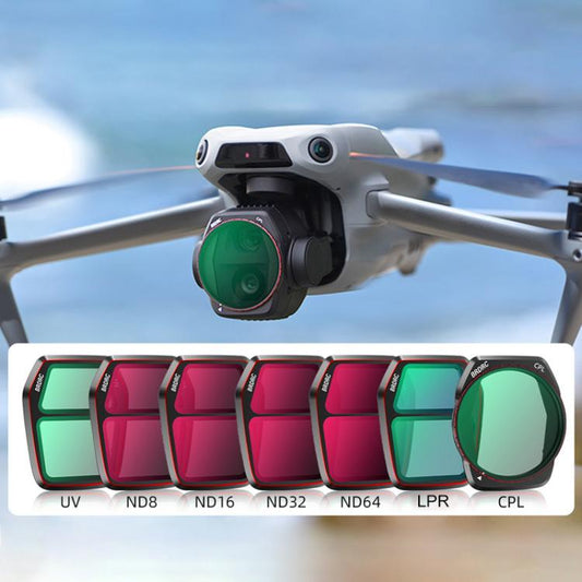 For DJI Air 3S BRDRC Camera Lens Filter, Filter:3 in 1 CPL UV ND16 - Lens Filter by BRDRC | Online Shopping UK | buy2fix