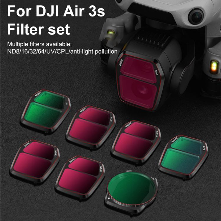 For DJI Air 3S BRDRC Camera Lens Filter, Filter:ND16 - Lens Filter by BRDRC | Online Shopping UK | buy2fix