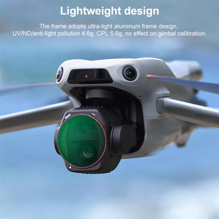 For DJI Air 3S BRDRC Camera Lens Filter, Filter:UV - Lens Filter by BRDRC | Online Shopping UK | buy2fix