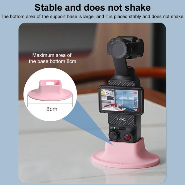 For DJI OSMO Pocket 3 BRDRC Silicone Desktop Base Bracket(Purple) - Mount & Holder by BRDRC | Online Shopping UK | buy2fix
