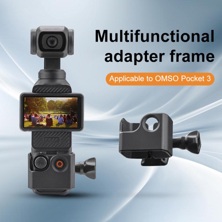 For DJI OSMO Pocket 3 BRDRC Protection Frame Adapter Base, Type:Frame + Clip + Chest Strap - Holder by BRDRC | Online Shopping UK | buy2fix