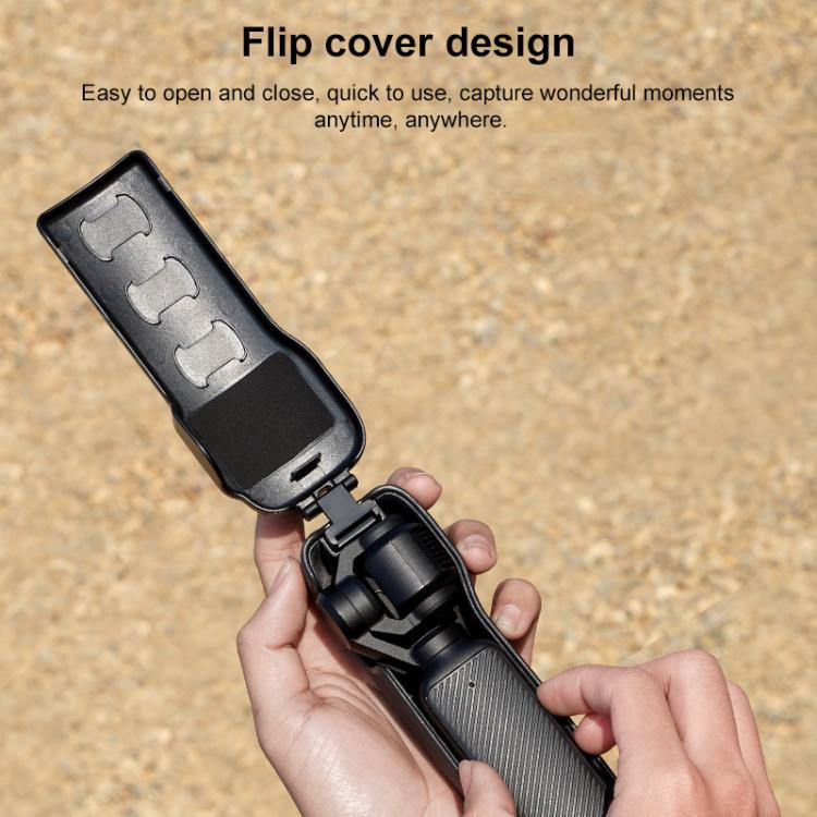BRDRC Twill-Textured ABS Protective Case For DJI OSMO Pocket 3(Black) - Case & Bags by BRDRC | Online Shopping UK | buy2fix