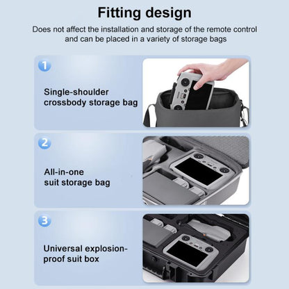 For DJI RC 2 BRDRC Remote Control Shockproof Anti-scratch Silicone Case(Black) - Others by BRDRC | Online Shopping UK | buy2fix