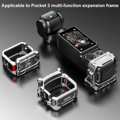 For DJI Osmo Pocket 3 BRDRC Quick Assembly Multi-function Cold Shoe Extension Mount(Dark Grey) - Mount & Holder by BRDRC | Online Shopping UK | buy2fix