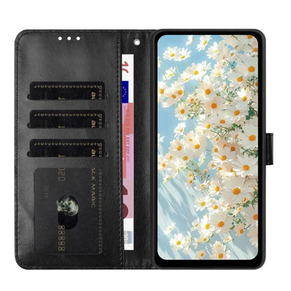 For Google Pixel 10 Daisy Embossed Leather Phone Case(Black) - Google Cases by buy2fix | Online Shopping UK | buy2fix