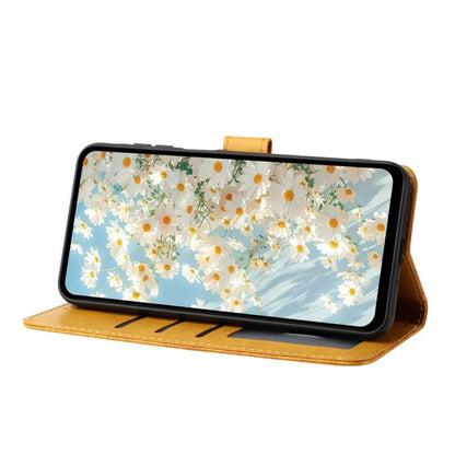 For iPhone Air Daisy Embossed Leather Phone Case(Yellow) - iPhone Air Cases by buy2fix | Online Shopping UK | buy2fix