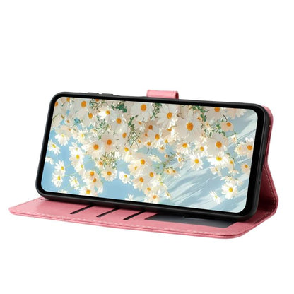 For iPhone Air Daisy Embossed Leather Phone Case(Pink) - iPhone Air Cases by buy2fix | Online Shopping UK | buy2fix