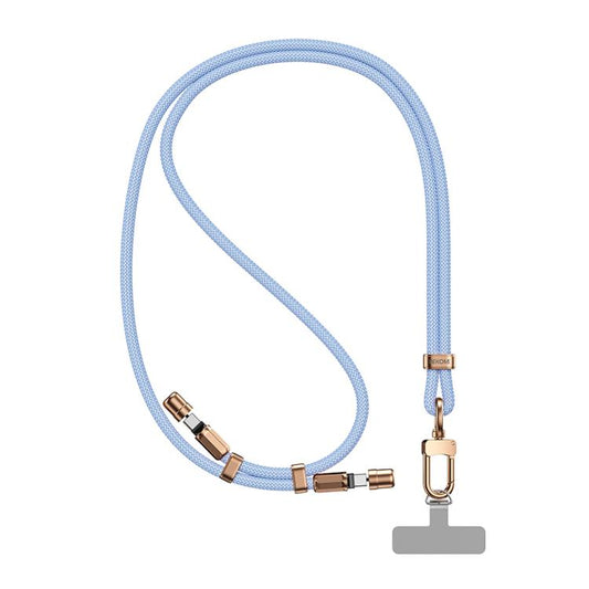 WK WDC-70 65W Type-C to Type-C Phone Lanyard Data Cable, Length: 1.6m(Blue) - USB-C & Type-C Cable by WK | Online Shopping UK | buy2fix