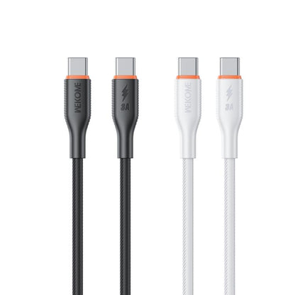 WK WDC-93 65W Type-C to Type-C Silicone Data Cable, Length: 1.2m(White) - USB-C & Type-C Cable by WK | Online Shopping UK | buy2fix