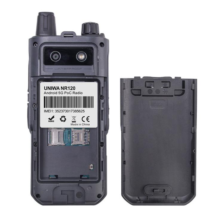 UNIWA NR120 PoC Walkie-Talkie Rugged Phone, 3GB+32GB, 2.4 inch Android 13 Unisoc T158 Octa Core, Network: 5G, NFC, SOS, Plug:AU Plug(Black) - UNIWA by UNIWA | Online Shopping UK | buy2fix