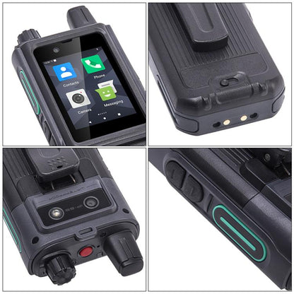 UNIWA NR120 PoC Walkie-Talkie Rugged Phone, 3GB+32GB, 2.4 inch Android 13 Unisoc T158 Octa Core, Network: 5G, NFC, SOS, Plug:UK Plug(Black) - UNIWA by UNIWA | Online Shopping UK | buy2fix