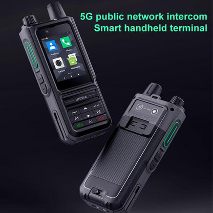 UNIWA NR120 PoC Walkie-Talkie Rugged Phone, 3GB+32GB, 2.4 inch Android 13 Unisoc T158 Octa Core, Network: 5G, NFC, SOS, Plug:AU Plug(Black) - UNIWA by UNIWA | Online Shopping UK | buy2fix