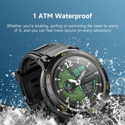 UNIWA DM300 4G Android Watch Phone, 2GB+16GB, 1.43 inc Unisoc SL8541E Quad Core, Support Heart Rate / Blood Oxygen(Black) - Smart Watches by UNIWA | Online Shopping UK | buy2fix