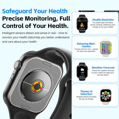 WK WH-08 Dreamer S Smart Watch, 2.01 inch Screen, Support BT Call(Black) - Smart Watches by WK | Online Shopping UK | buy2fix