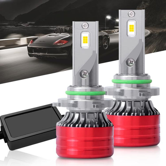 9006 2pcs 25W 2500lm 6000K Car LED Headlight Bulb - LED Headlamps by buy2fix | Online Shopping UK | buy2fix