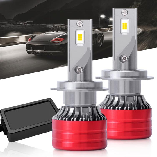 H7 2pcs 25W 2500lm 6000K Car LED Headlight Bulb