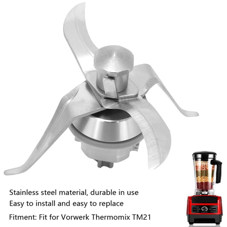 For Thermomix TM21 Stainless Steel Blender Blade(Silver) - Food Disposer Parts by buy2fix | Online Shopping UK | buy2fix