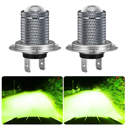 H7 Pair 8.5W 12-60V Car Lens Fog Light Bulb(Lime Light) - Fog / Driving Lights by buy2fix | Online Shopping UK | buy2fix