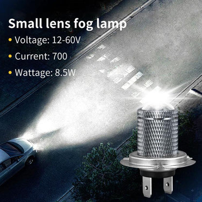 H11 Pair 8.5W 12-60V Car Lens Fog Light Bulb(Ice Blue Light) - Fog / Driving Lights by buy2fix | Online Shopping UK | buy2fix