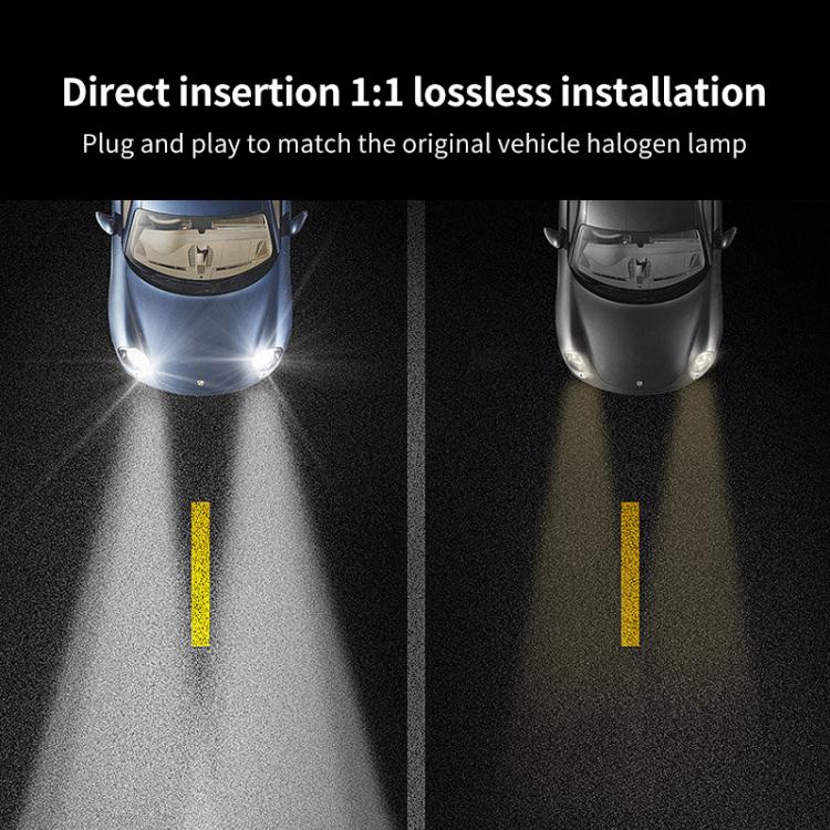 H7 Pair 8.5W 12-60V Car Lens Fog Light Bulb(White Light) - Fog / Driving Lights by buy2fix | Online Shopping UK | buy2fix