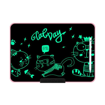 Rechargeable Children Graffiti LCD Drawing Board, Style:16 inch Pink / Green Writing -  by buy2fix | Online Shopping UK | buy2fix