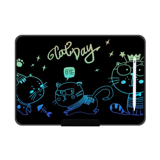Rechargeable Children Graffiti LCD Drawing Board, Style:16 inch Black / Color Writing