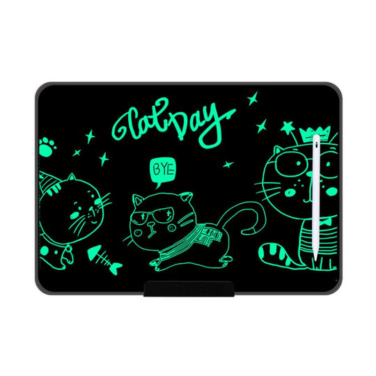 Rechargeable Children Graffiti LCD Drawing Board, Style:16 inch Black / Green Writing