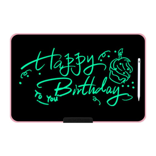 Rechargeable Children Graffiti LCD Drawing Board, Style:21 inch Pink / Green Writing