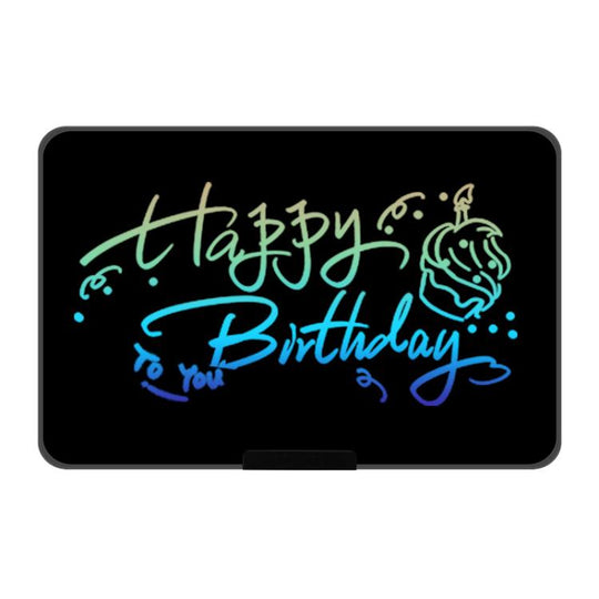 Rechargeable Children Graffiti LCD Drawing Board, Style:21 inch Black / Color Writing