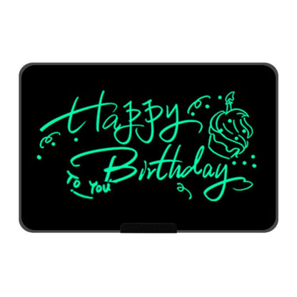 Rechargeable Children Graffiti LCD Drawing Board, Style:21 inch Black / Green Writing -  by buy2fix | Online Shopping UK | buy2fix