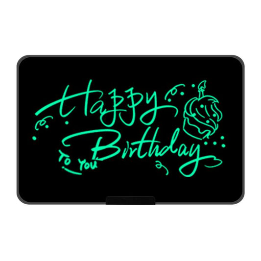Rechargeable Children Graffiti LCD Drawing Board, Style:21 inch Black / Green Writing -  by buy2fix | Online Shopping UK | buy2fix
