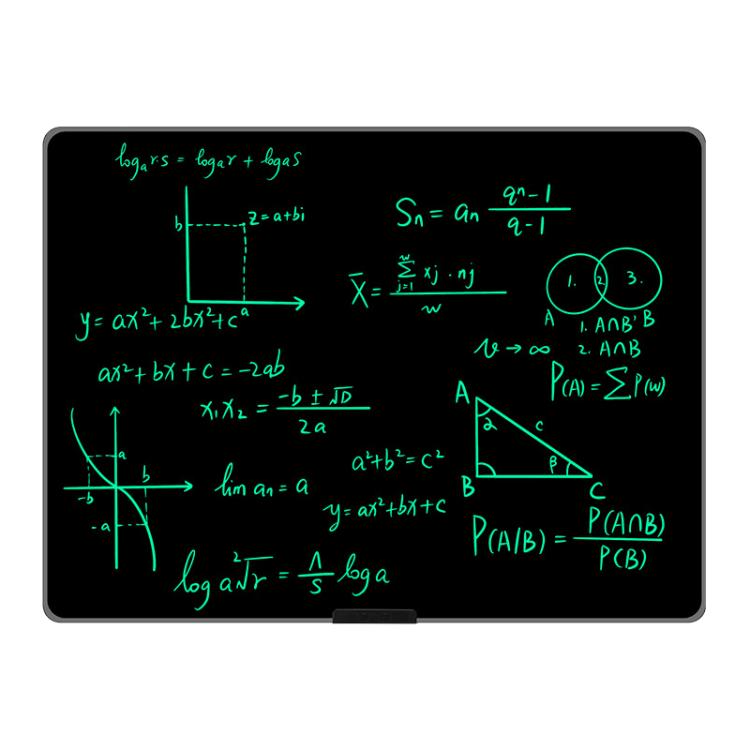 Rechargeable Children Graffiti LCD Drawing Board, Style:40 inch Black / Green Writing -  by buy2fix | Online Shopping UK | buy2fix