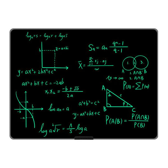 Rechargeable Children Graffiti LCD Drawing Board, Style:40 inch Black / Green Writing