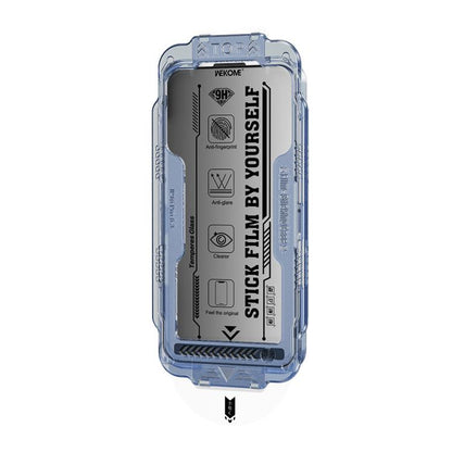 For iPhone 15 Pro Max WK WTP-116 Easy Install 6D Curved Ultra-Fine Edge Privacy Tempered Glass Film - iPhone 15 Pro Max Tempered Glass by WK | Online Shopping UK | buy2fix