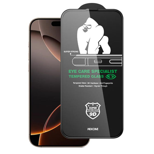 For iPhone 16 Pro Max WK WTP-126 Vacha Series KinKong Light-Filtering Ultra- Clear Tempered Glass Film
