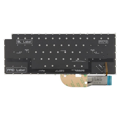 US Version Backlit Laptop Keyboard for Dell XPS 15 9510 9520 9700 9500 Precision 5560 5760 5750 5550 XPS 17 9700 9720 P91F P92F(Black) - Replacement Keyboards by buy2fix | Online Shopping UK | buy2fix
