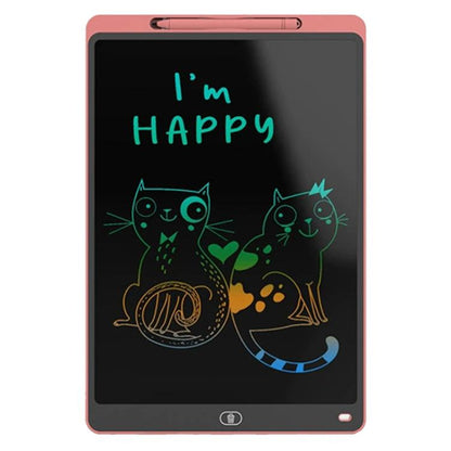 Children LCD Writing Tablet Color Screen Drawing Board, Style:16 inch Vertical Pink -  by buy2fix | Online Shopping UK | buy2fix