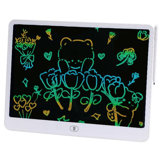 Children LCD Writing Tablet Color Screen Drawing Board, Style:20 inch White